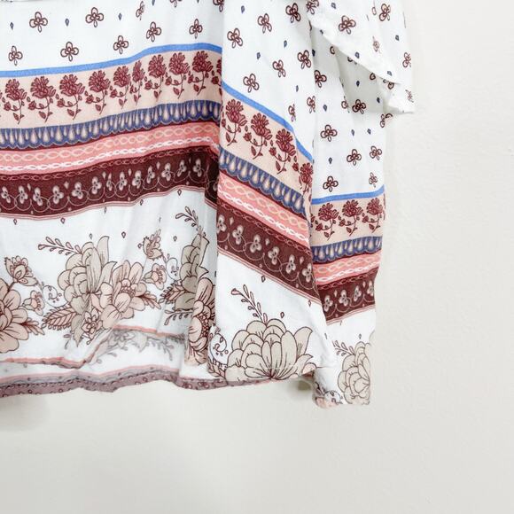 O'Neill XS Boho Printed Camisole Tank Top White - Picture 4 of 8